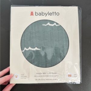 Muslin Mini Crib Sheet - Ocean Waves